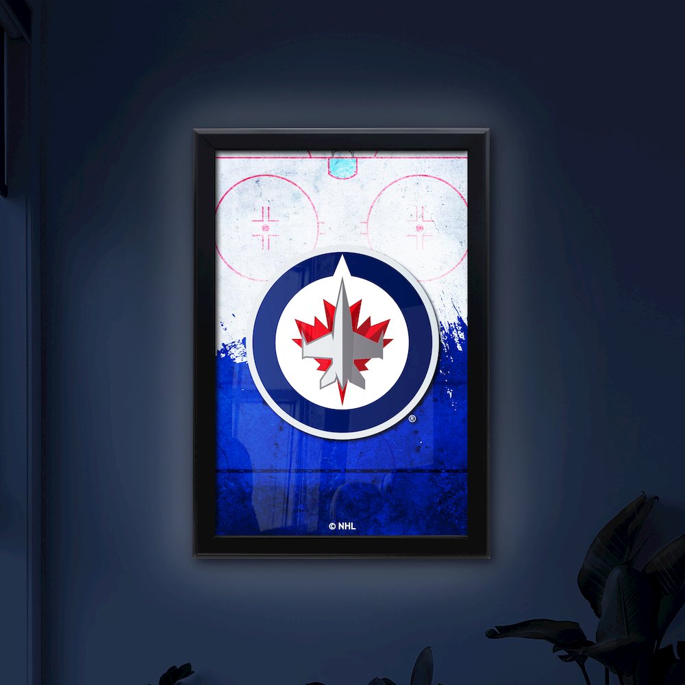 Winnipeg Jets 15.75" x 23.5" LED Snap Frame Lightbox