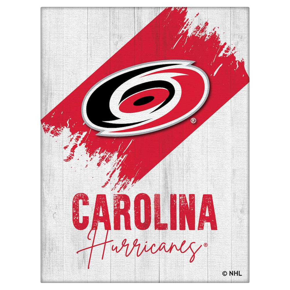 Carolina Hurricanes 15" x 20" Canvas Wall Art