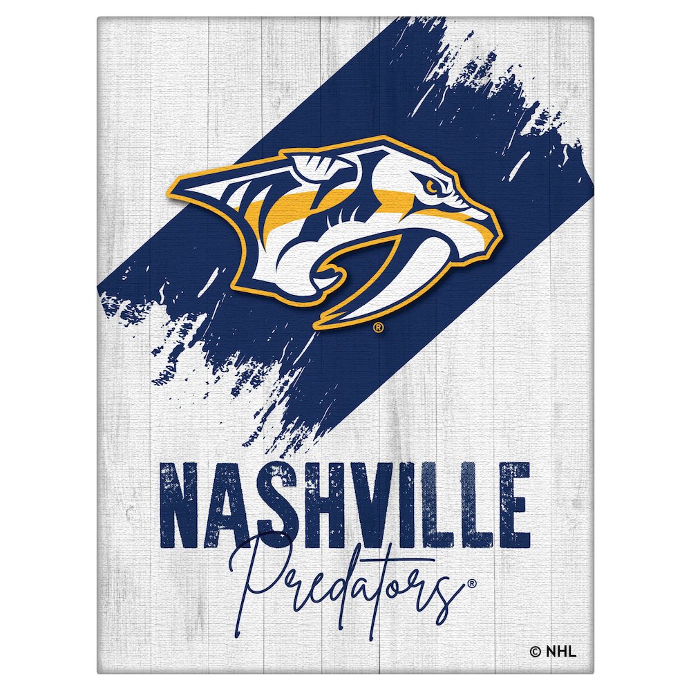 Nashville Predators 15" x 20" Canvas Wall Art