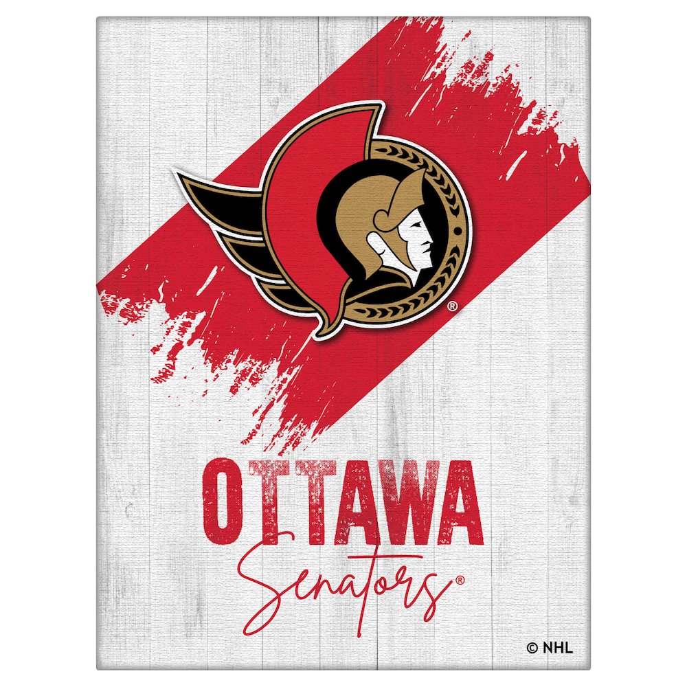 Ottawa Senators 15" x 20" Canvas Wall Art