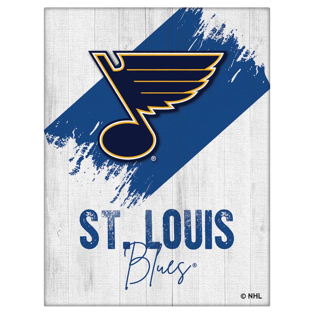 St Louis Blues 15" x 20" Canvas Wall Art
