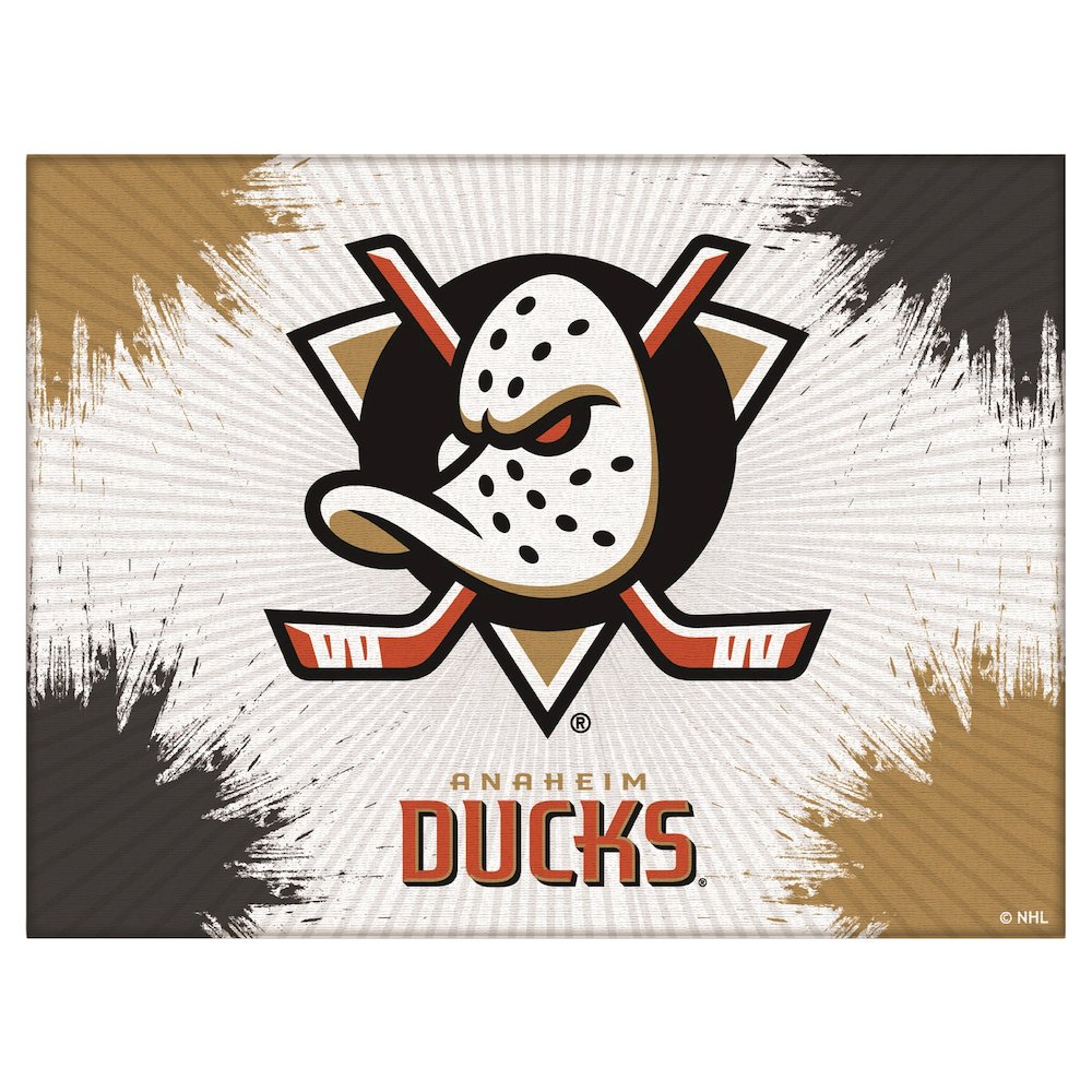 Anaheim Ducks 15" x 20" Officially Licensed Logo Canvas