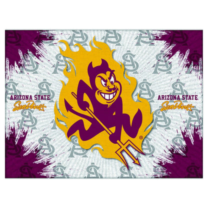 Arizona State 15" x 20" Officially Licensed Logo Canvas with Sparky logo