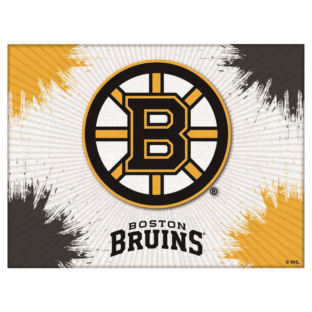 Boston Bruins 15" x 20" Officially Licensed Logo Canvas