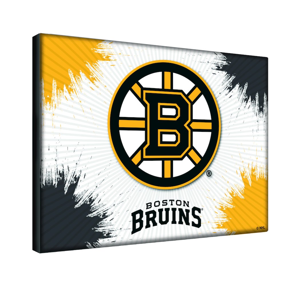 Boston Bruins 15" x 20" Officially Licensed Logo Canvas