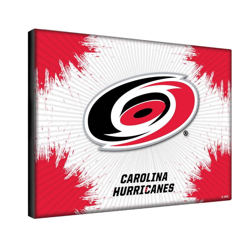 Carolina Hurricanes 15" x 20" Officially Licensed Logo Canvas
