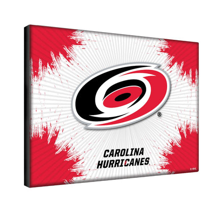 Carolina Hurricanes 15" x 20" Officially Licensed Logo Canvas