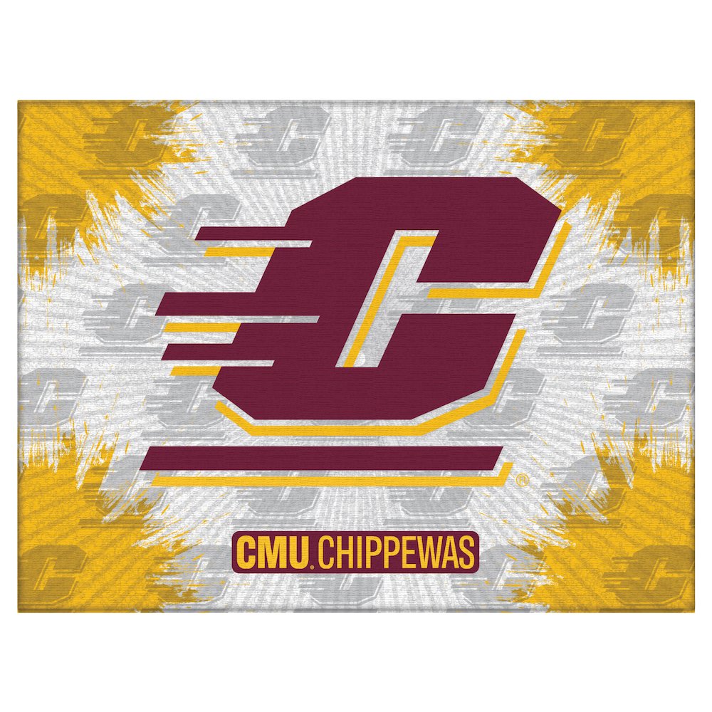 Central Michigan 15" x 20" Officially Licensed Logo Canvas
