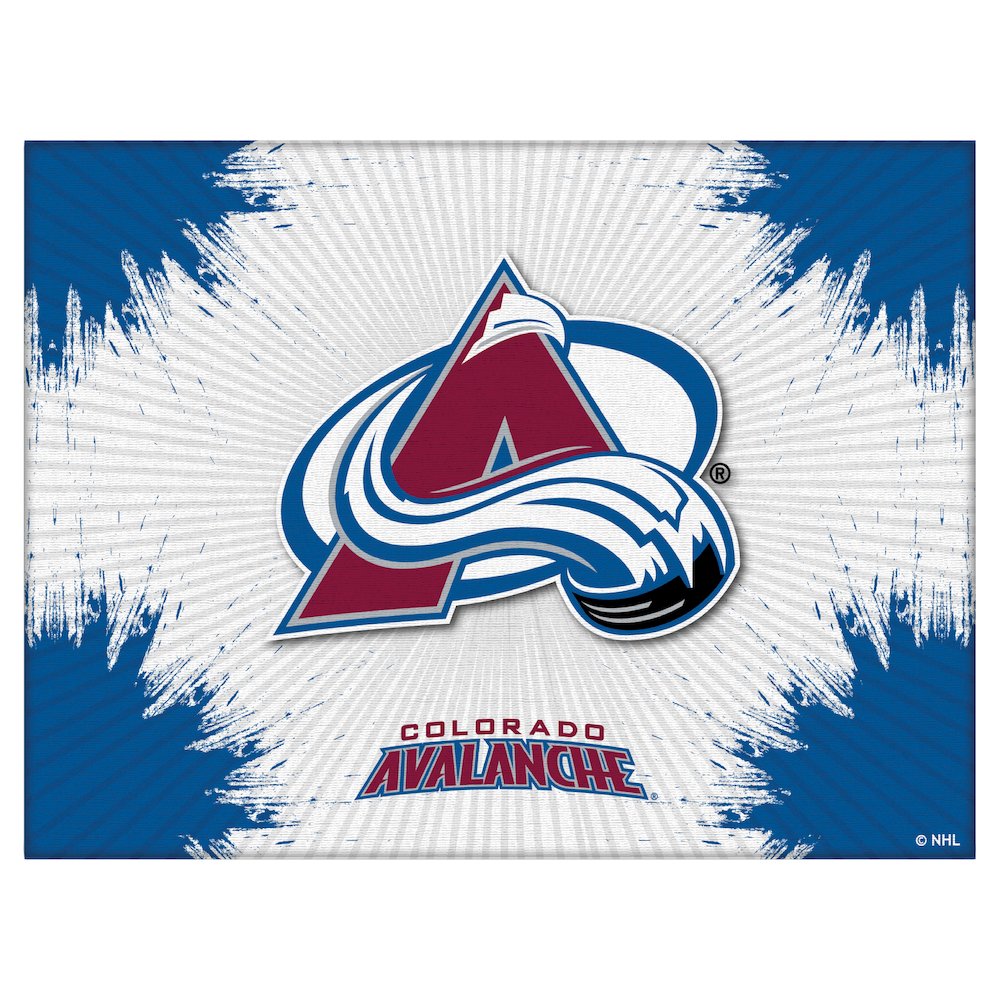 Colorado Avalanche 15" x 20" Officially Licensed Logo Canvas