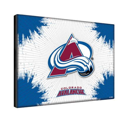 Colorado Avalanche 15" x 20" Officially Licensed Logo Canvas