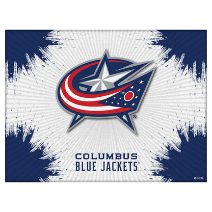 Columbus Blue Jackets 15" x 20" Officially Licensed Logo Canvas