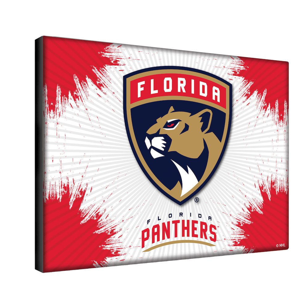 Florida Panthers 15" x 20" Officially Licensed Logo Canvas