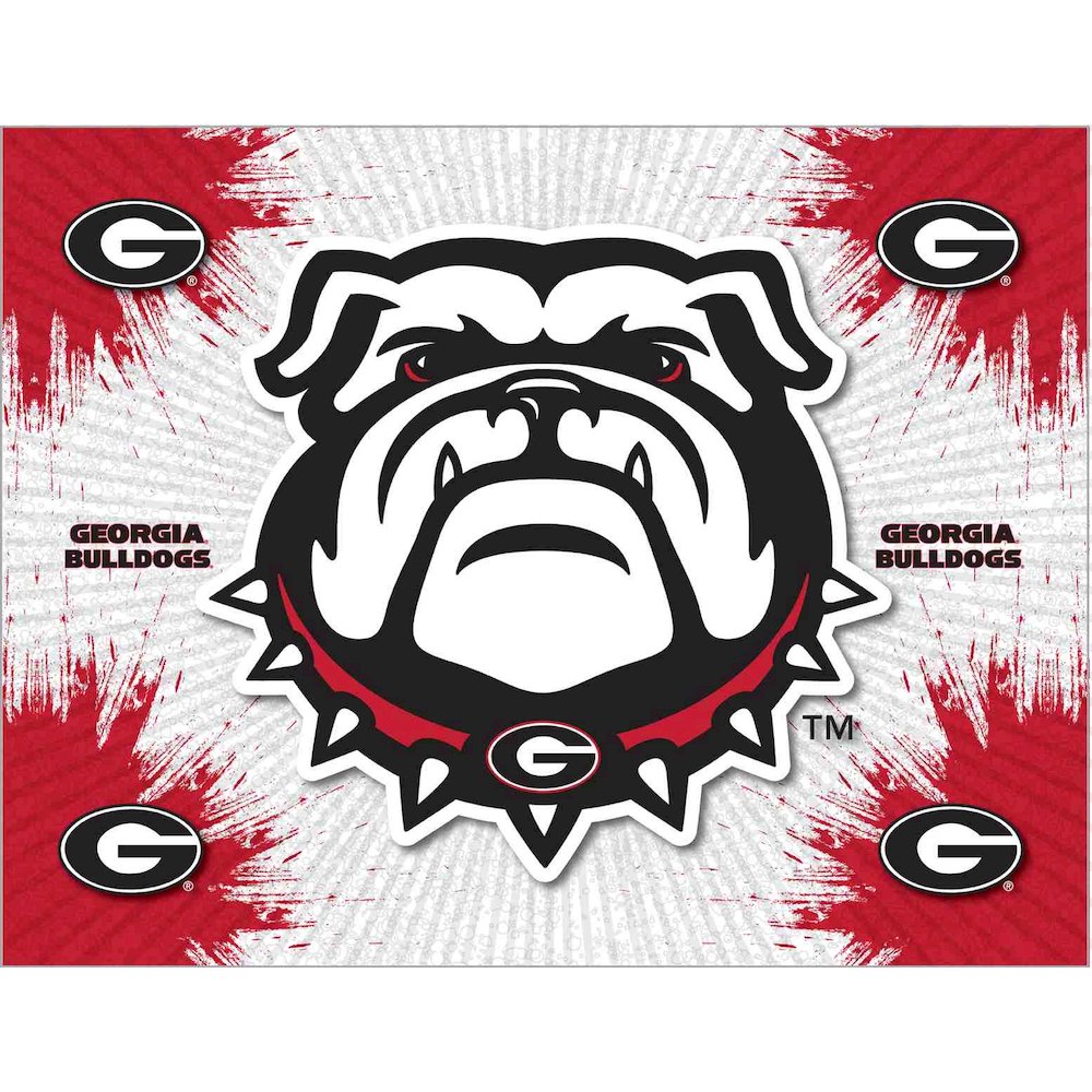 Georgia "Bulldog" 15" x 20" Officially Licensed Logo Canvas