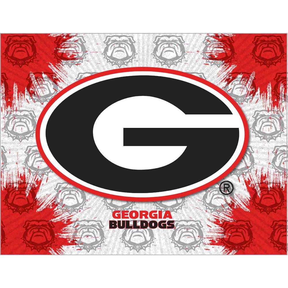 Georgia "G" 15" x 20" Officially Licensed Logo Canvas