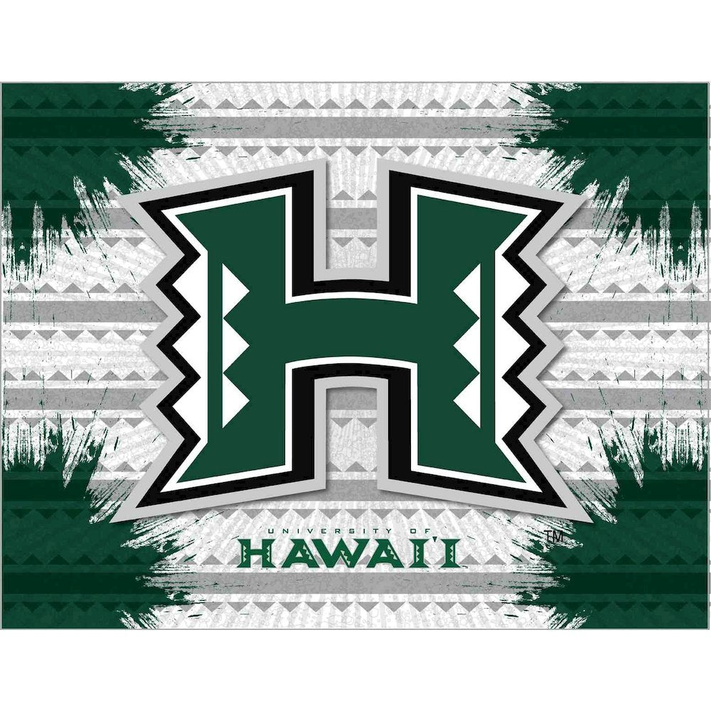 Hawaii 15" x 20" Officially Licensed Logo Canvas