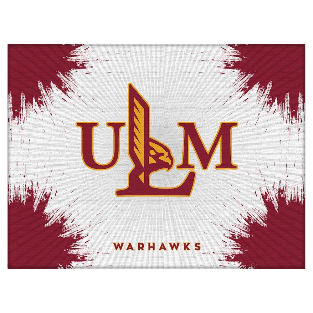 Louisiana-Monroe 15" x 20" Officially Licensed Logo Canvas