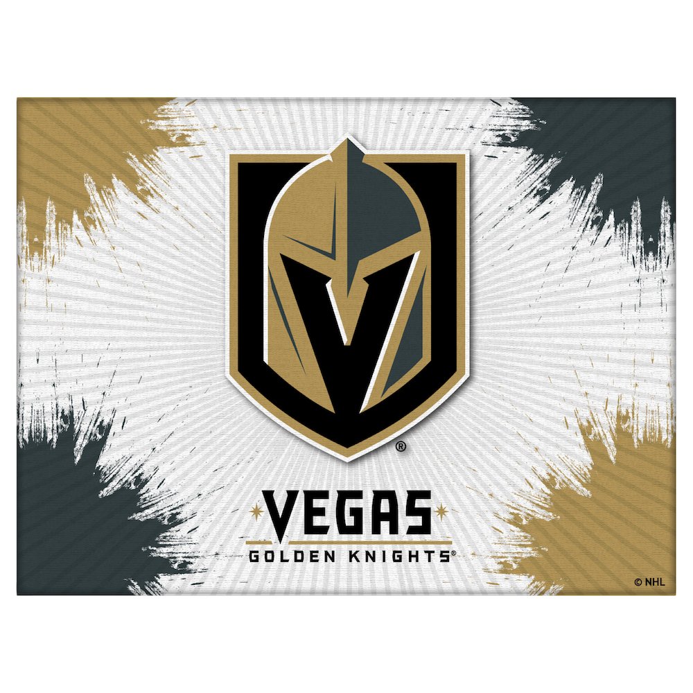Vegas Golden Knights 15" x 20" Officially Licensed Logo Canvas
