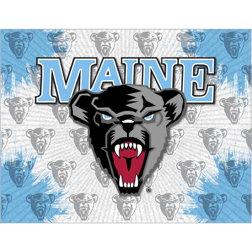 Maine 15" x 20" Officially Licensed Logo Canvas