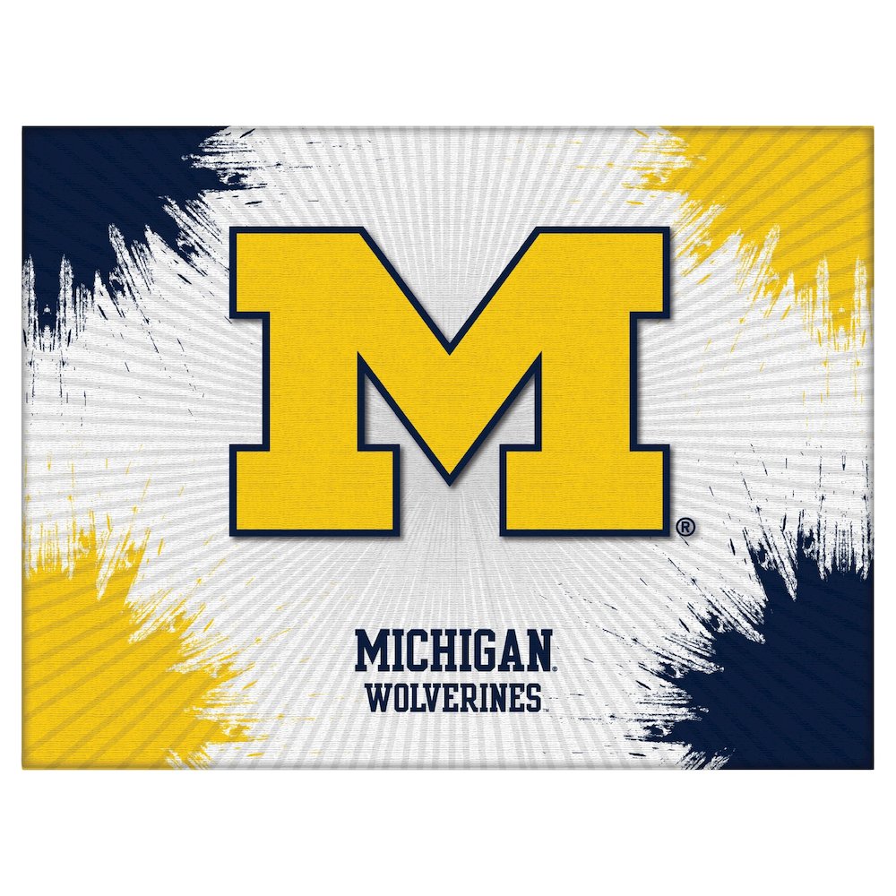 Michigan 15" x 20" Officially Licensed Logo Canvas