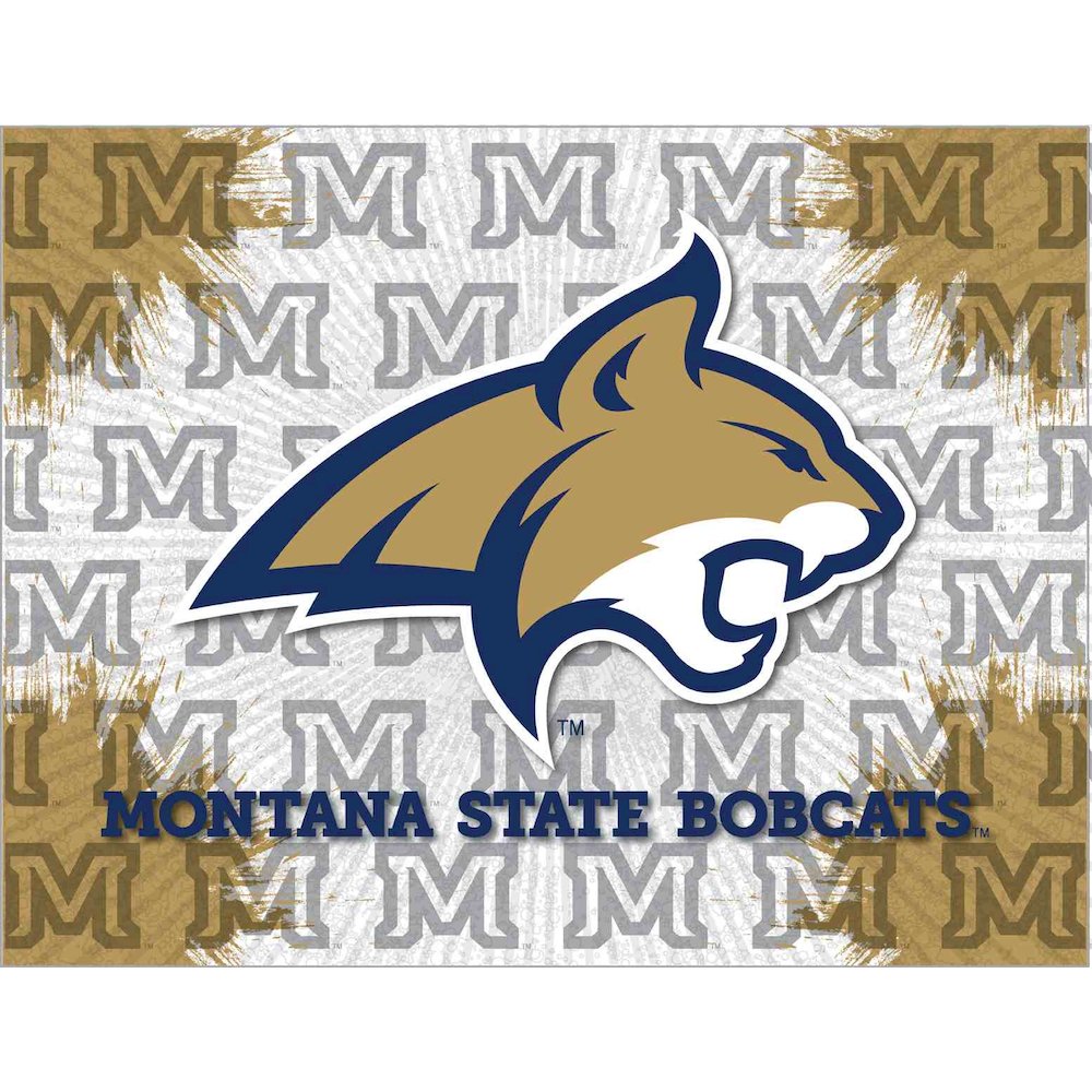 Montana State 15" x 20" Officially Licensed Logo Canvas