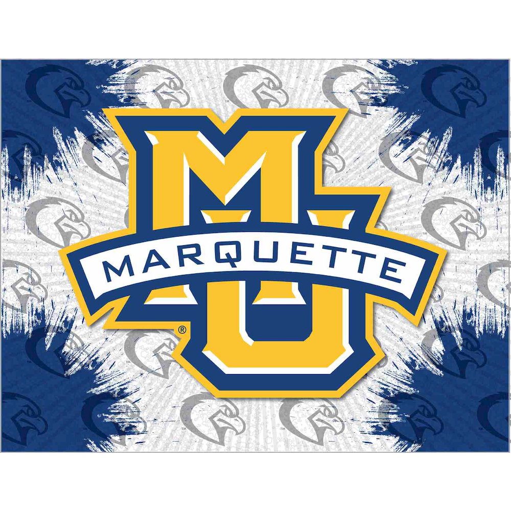 Marquette 15" x 20" Officially Licensed Logo Canvas