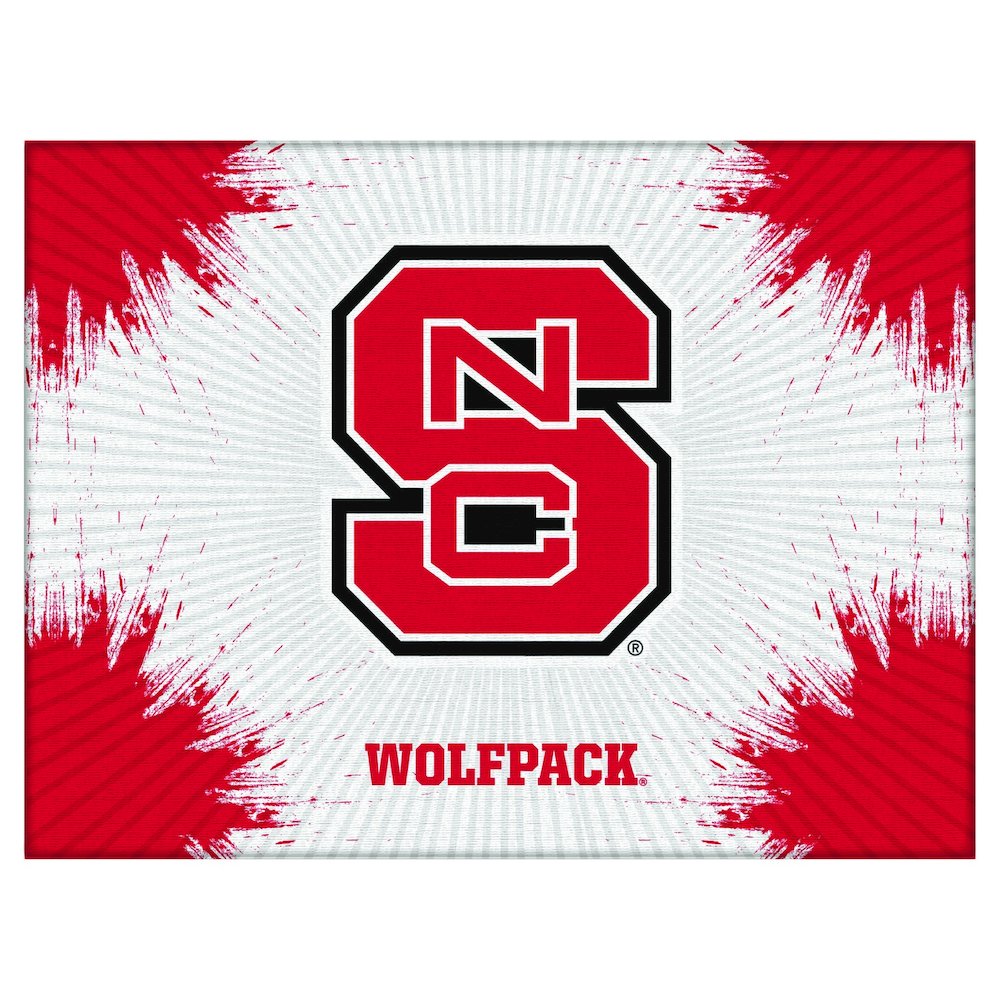 North Carolina State 15" x 20" Officially Licensed Logo Canvas