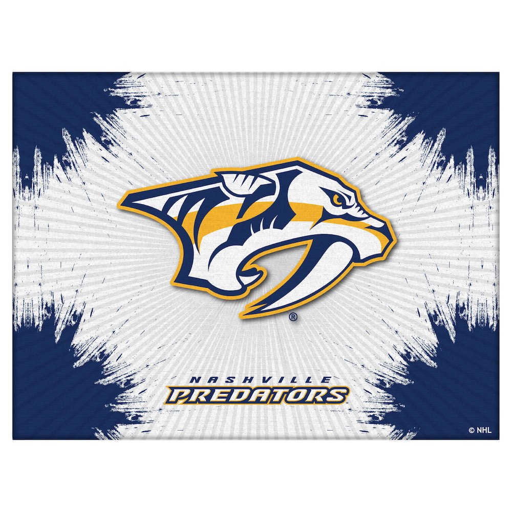 Nashville Predators 15" x 20" Officially Licensed Logo Canvas