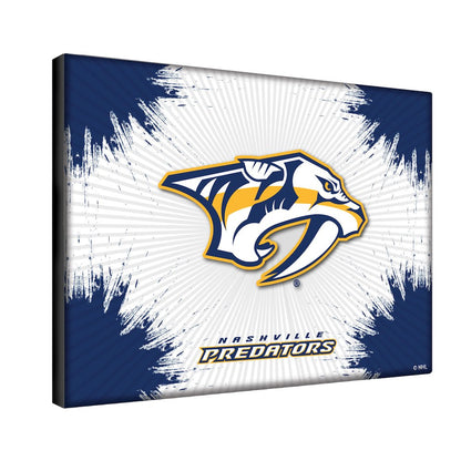 Nashville Predators 15" x 20" Officially Licensed Logo Canvas