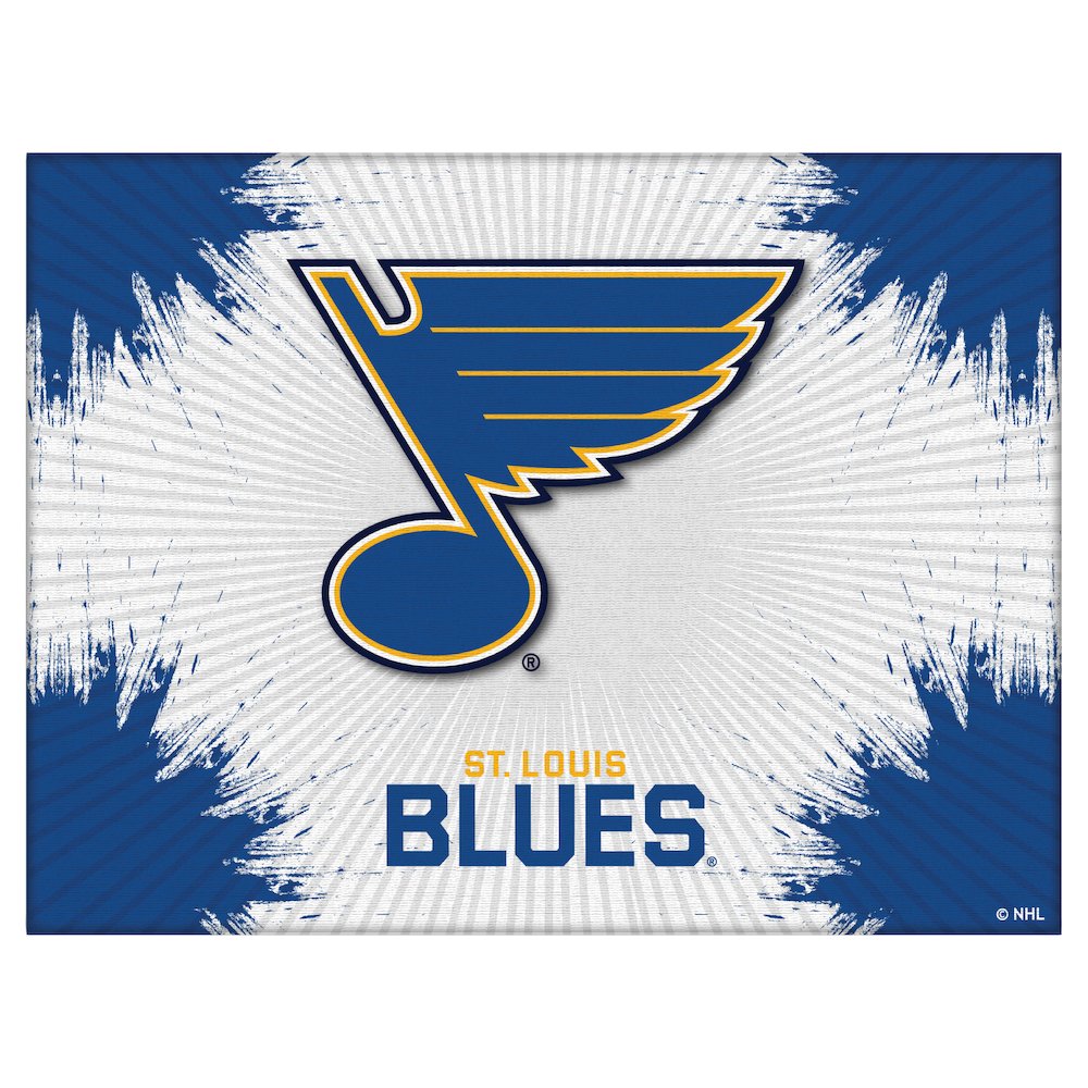 St Louis Blues 15" x 20" Officially Licensed Logo Canvas