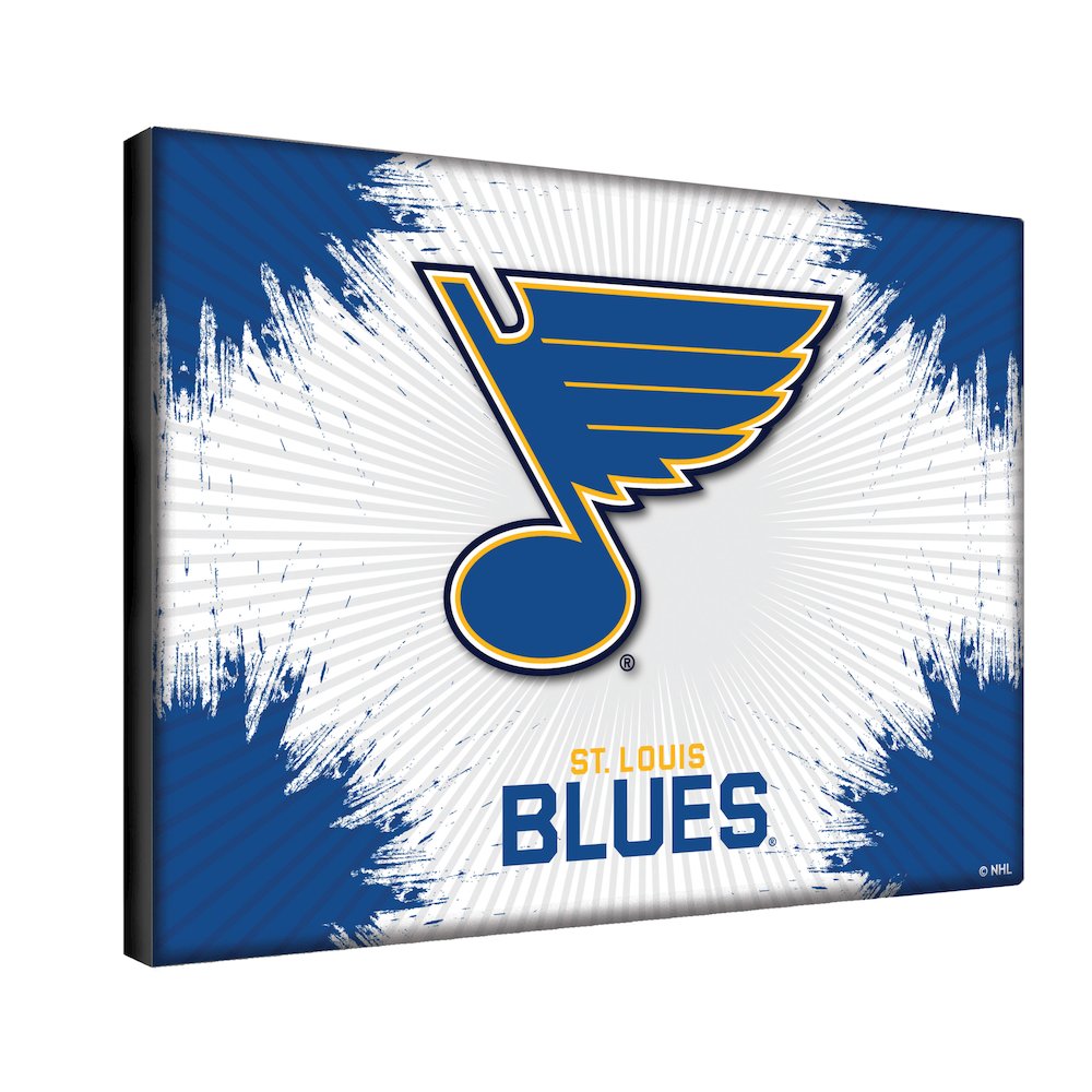 St Louis Blues 15" x 20" Officially Licensed Logo Canvas