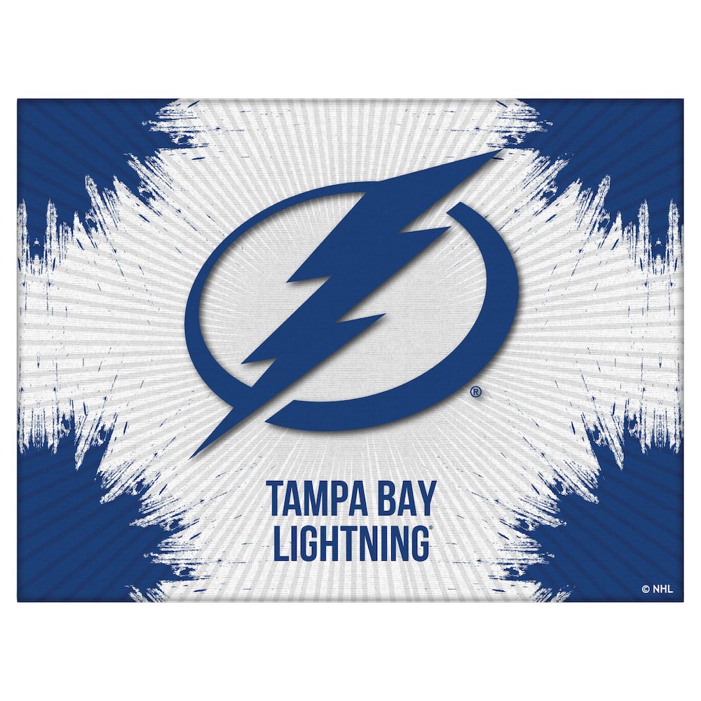Tampa Bay Lightning 15" x 20" Officially Licensed Logo Canvas