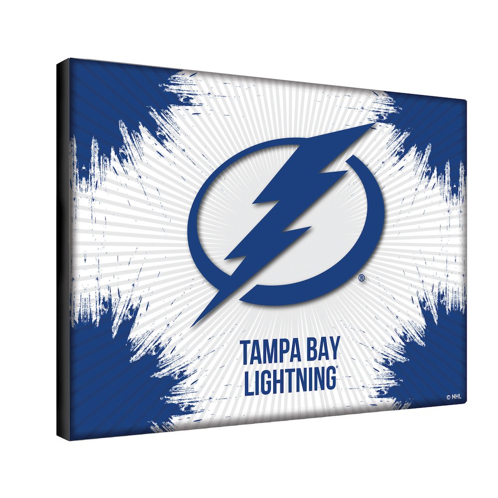 Tampa Bay Lightning 15" x 20" Officially Licensed Logo Canvas