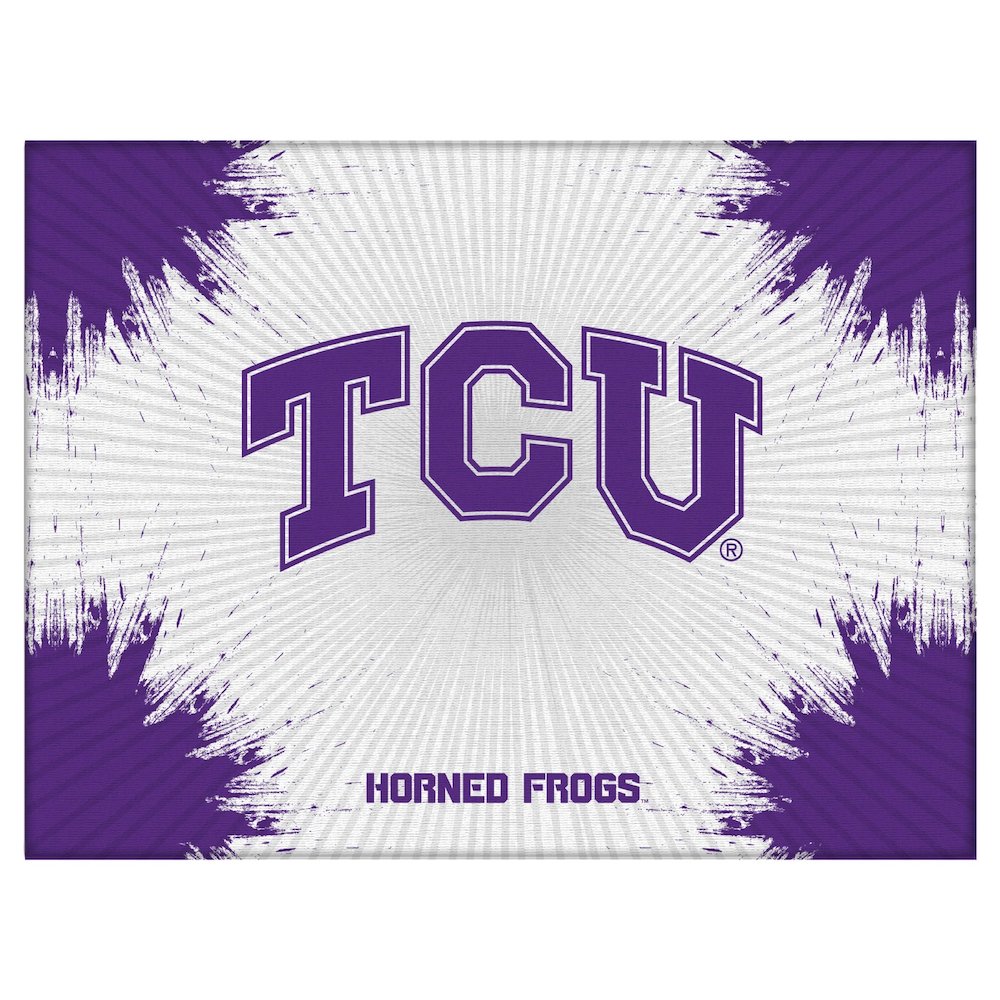 TCU 15" x 20" Officially Licensed Logo Canvas