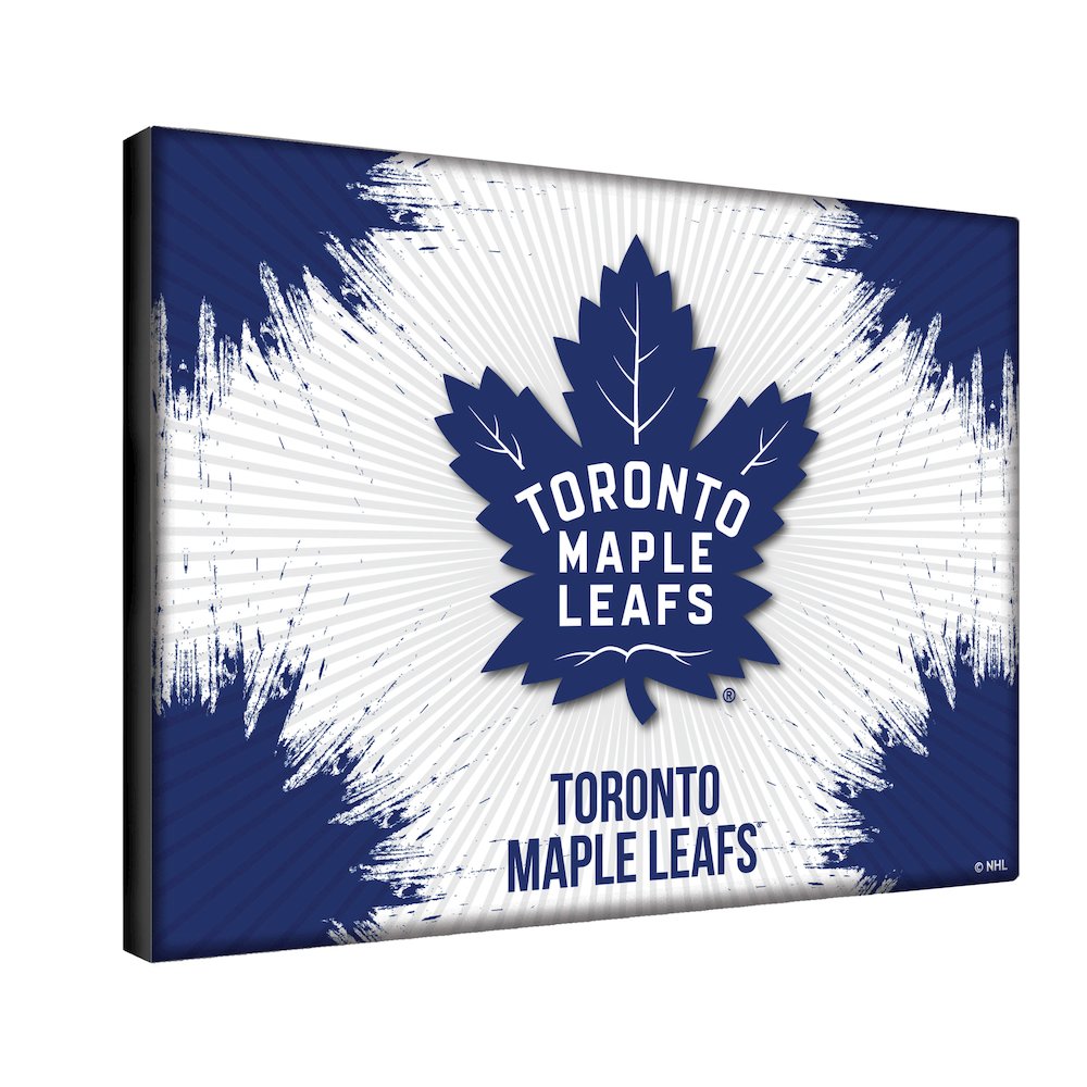 Toronto Maple Leafs 15" x 20" Officially Licensed Logo Canvas
