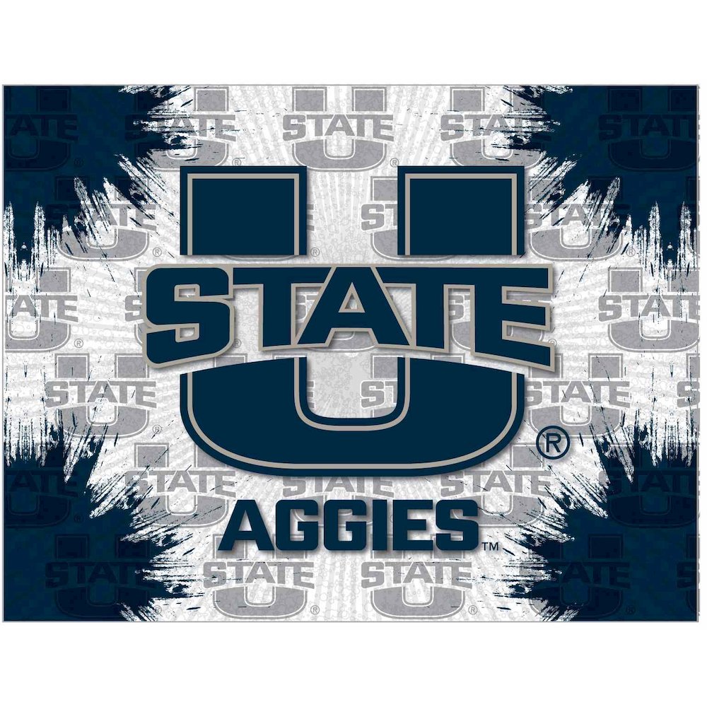 Utah State 15" x 20" Officially Licensed Logo Canvas
