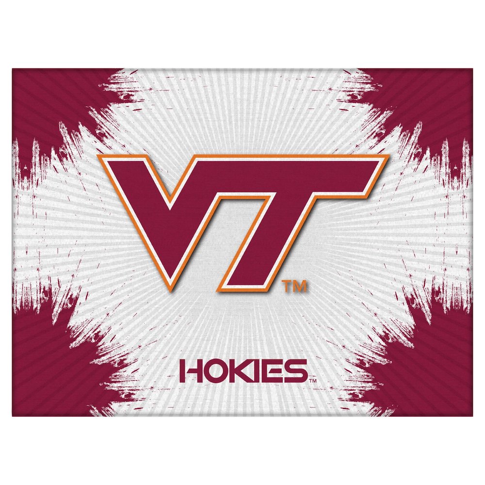 Virginia Tech 15" x 20" Officially Licensed Logo Canvas