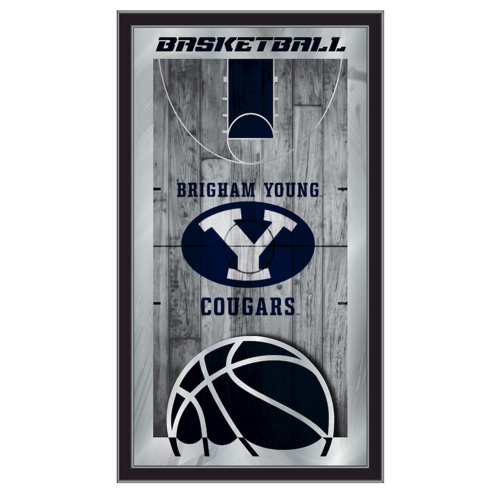 Brigham Young 15" x 26" Basketball Mirror
