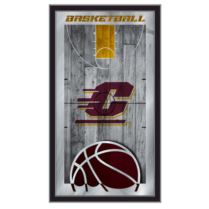 Central Michigan 15" x 26" Basketball Mirror