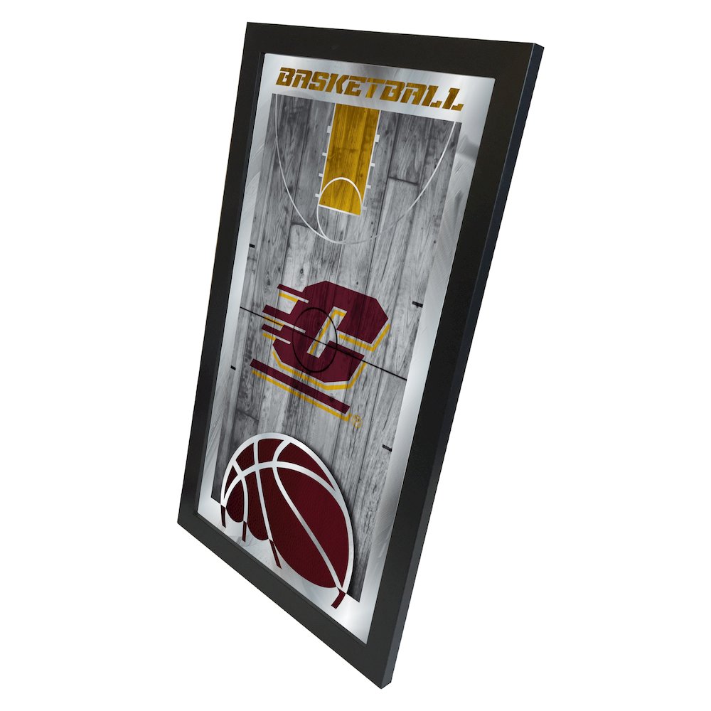 Central Michigan 15" x 26" Basketball Mirror