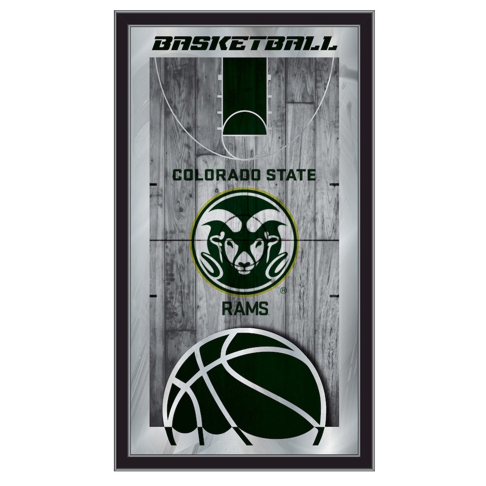 Colorado State 15" x 26" Basketball Mirror