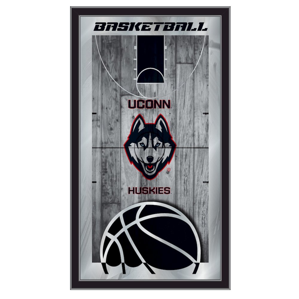 Connecticut 15" x 26" Basketball Mirror