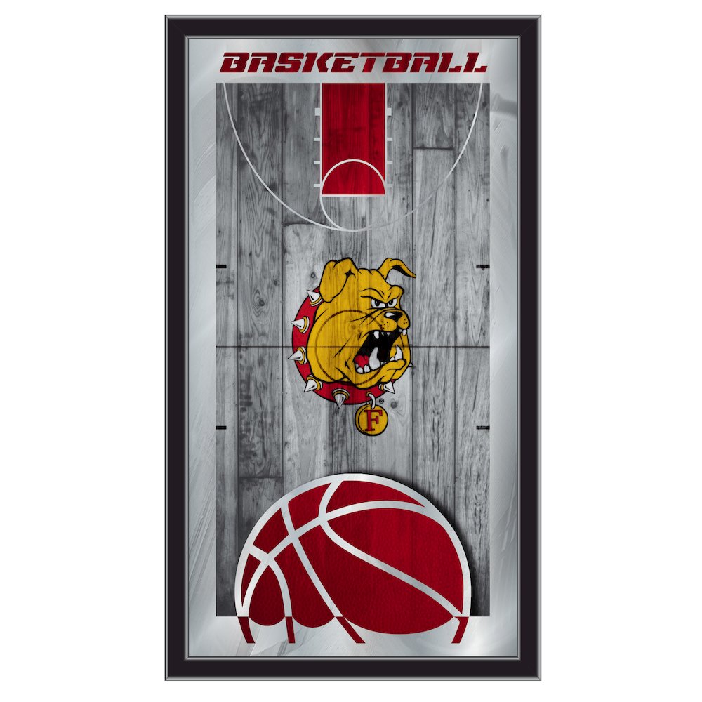 Ferris State University 15" x 26" Basketball Mirror