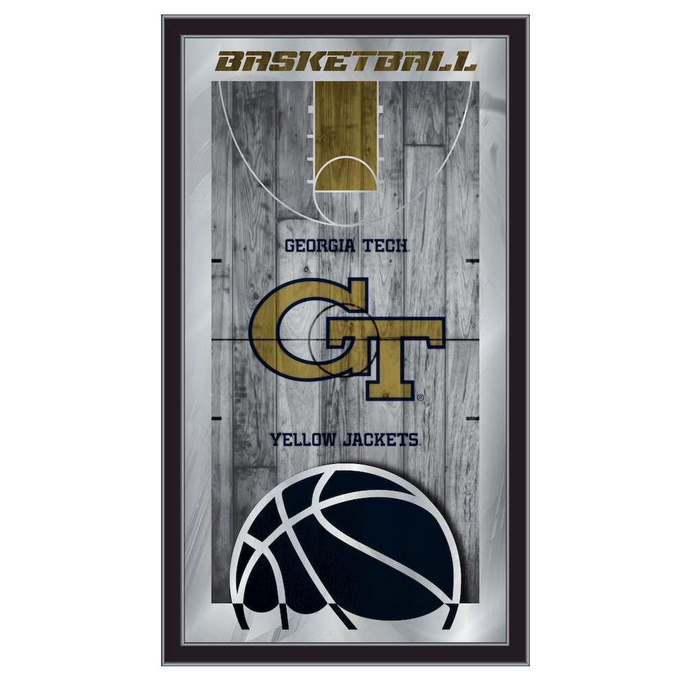 Georgia Tech 15" x 26" Basketball Mirror