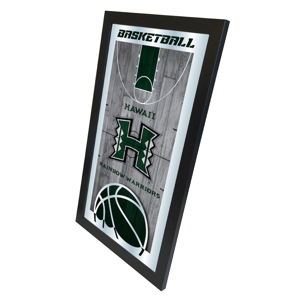 University of Hawaii 15" x 26" Basketball Mirror