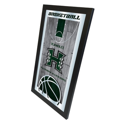 University of Hawaii 15" x 26" Basketball Mirror