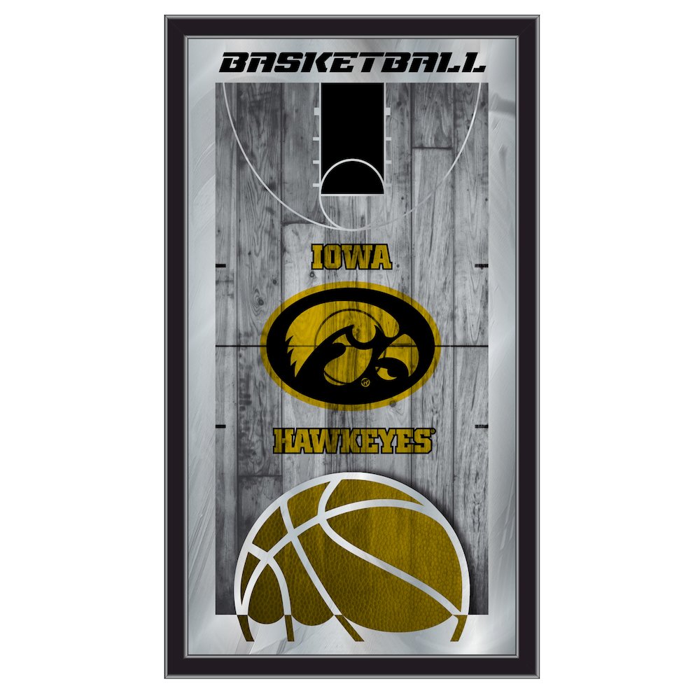 Iowa 15" x 26" Basketball Mirror