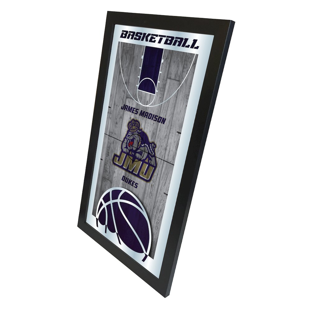 James Madison 15" x 26" Basketball Mirror