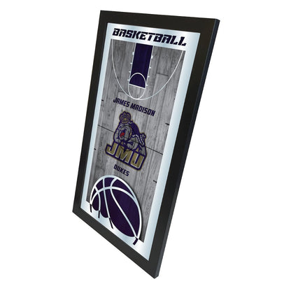 James Madison 15" x 26" Basketball Mirror