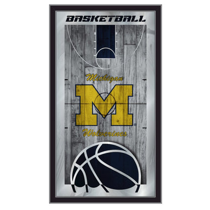 Michigan 15" x 26" Basketball Mirror