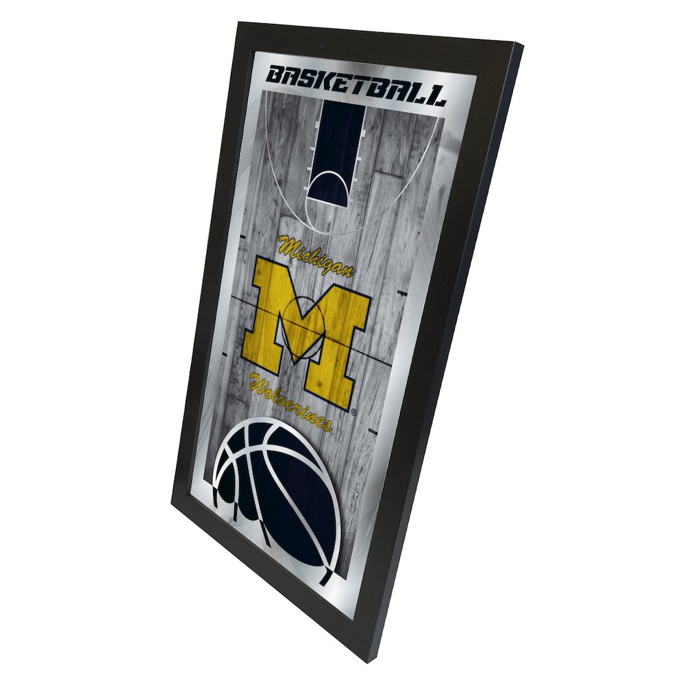 Michigan 15" x 26" Basketball Mirror
